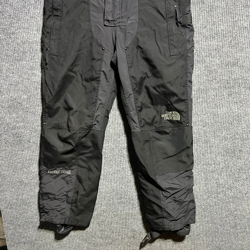 Vintage The North Face Steep Tech Ski Bib Mens L Black Overalls Scot Schmidt